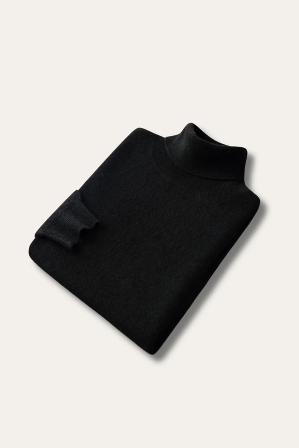 David - Luxe Cashmere Turtleneck Sweater for Men