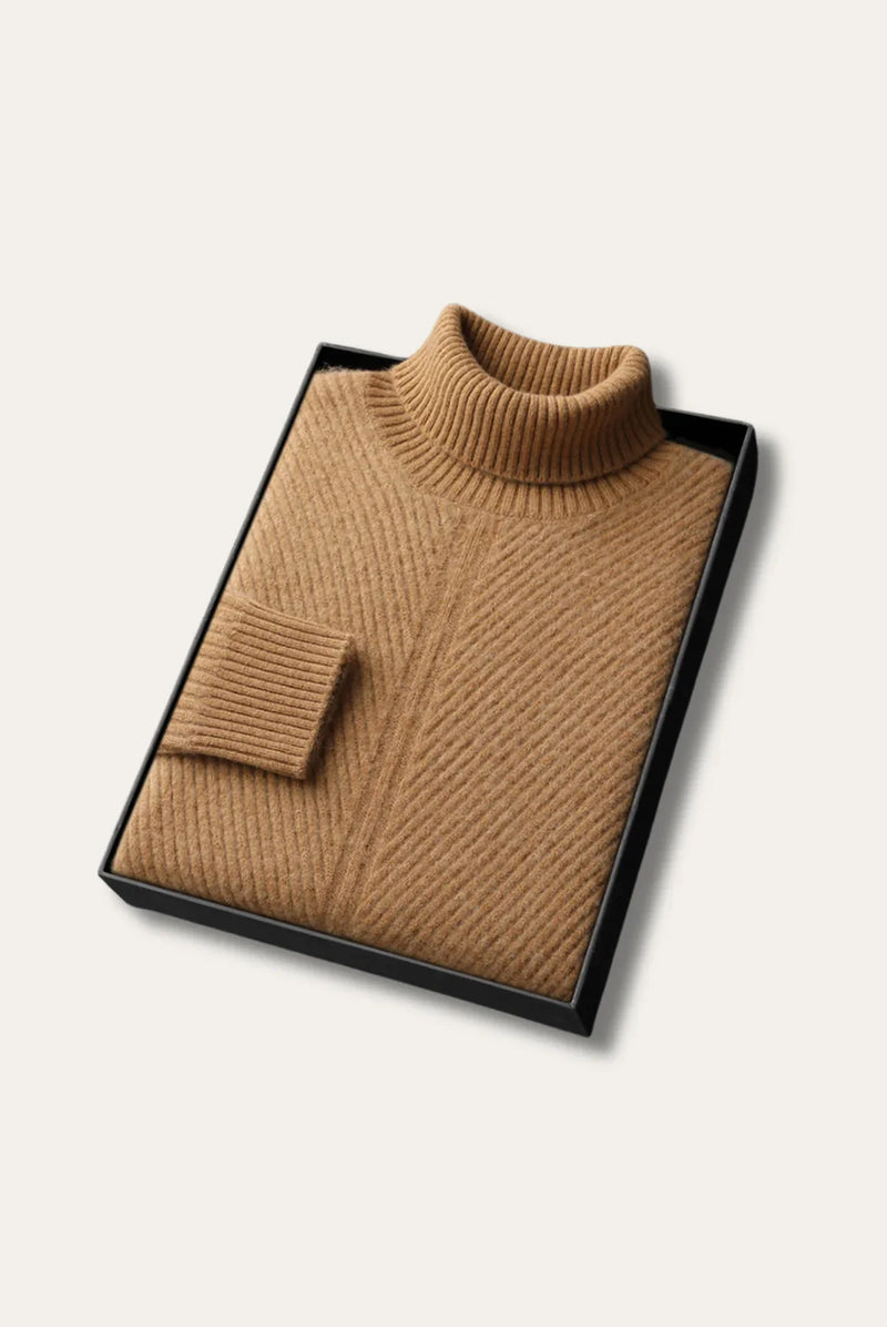 Elliot - Ribbed Cashmere Sweater for Men