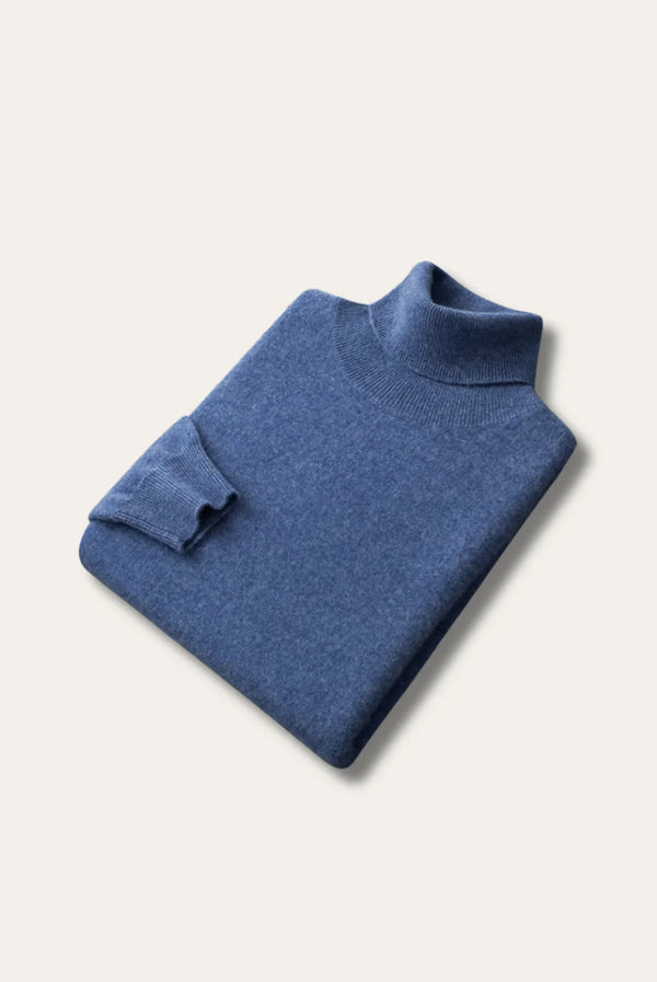 David - Luxe Cashmere Turtleneck Sweater for Men