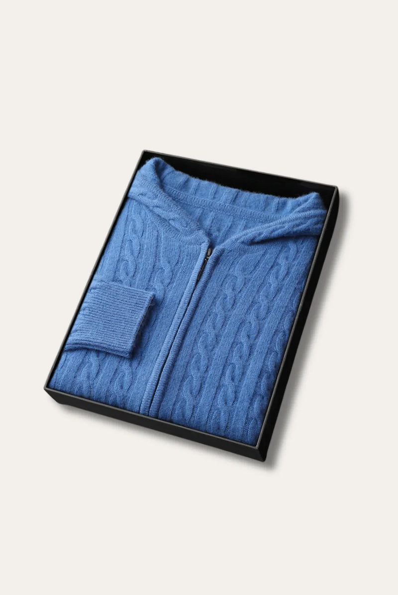 MARCIVO Skylar - Cozy Knit Hoodie Sweater for Men