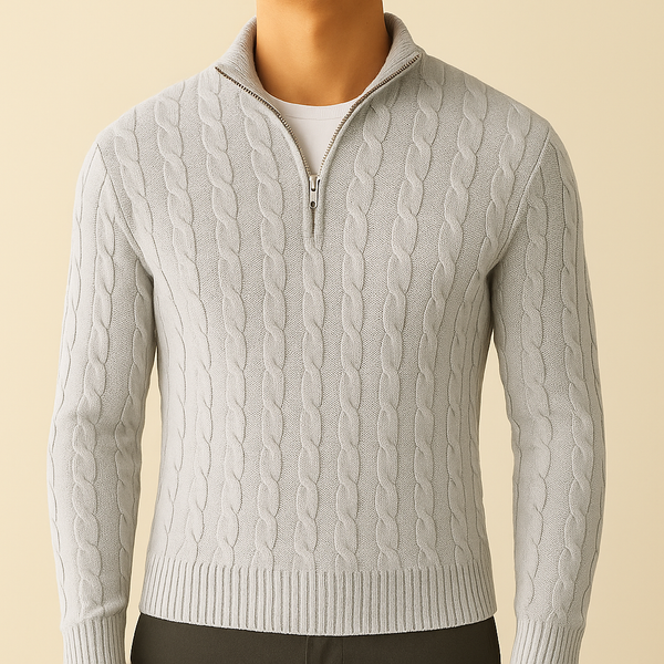 MARCIVO ZIP TURTLENECK