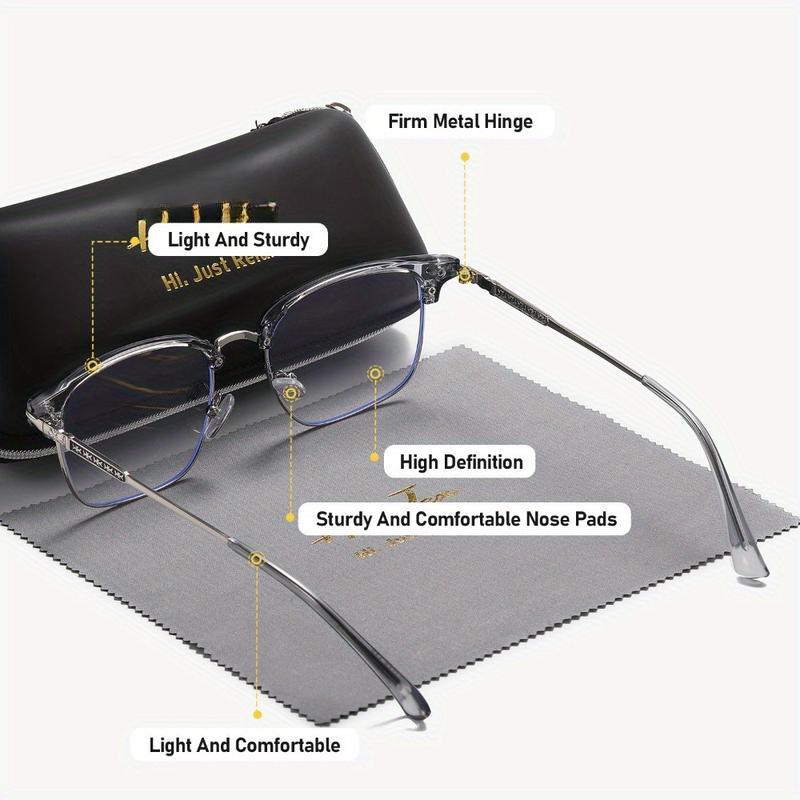 Marcivo Unisex Half-Frame Business Glasses