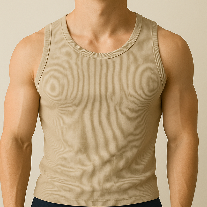 Marcivo Men’s Slim Fit Ribbed Tank Top