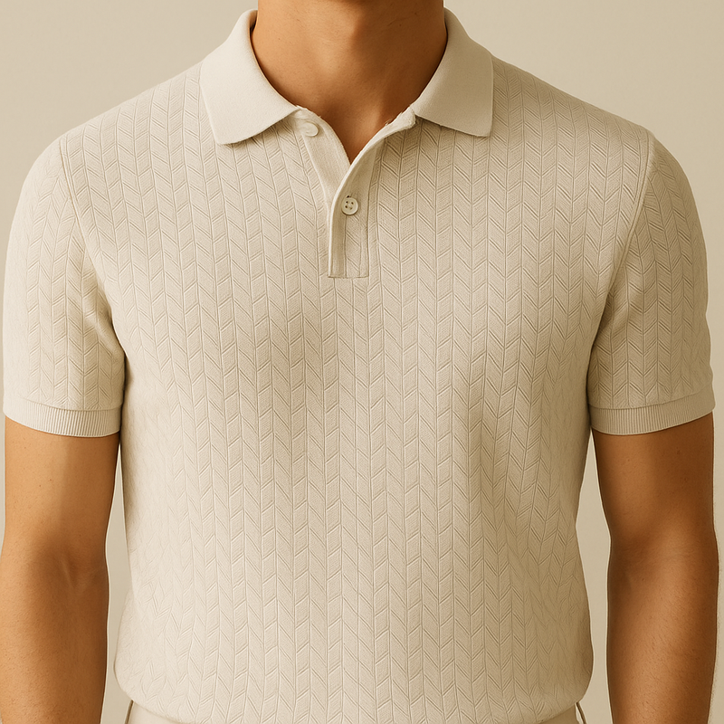 Men's Polo Shirt Modern Lapel Collar