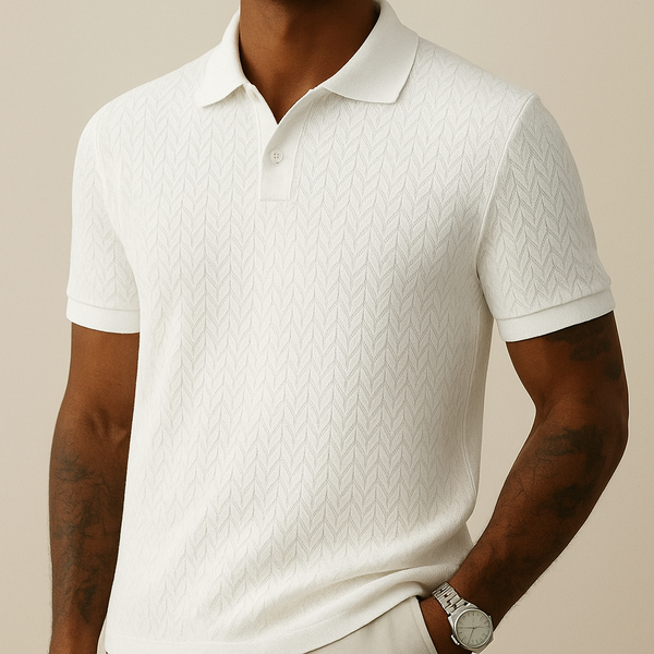 Men's Polo Shirt Modern Lapel Collar