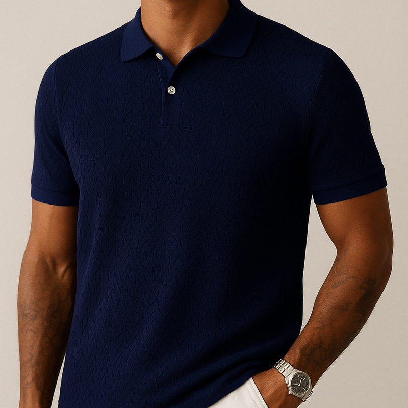 Men's Polo Shirt Modern Lapel Collar