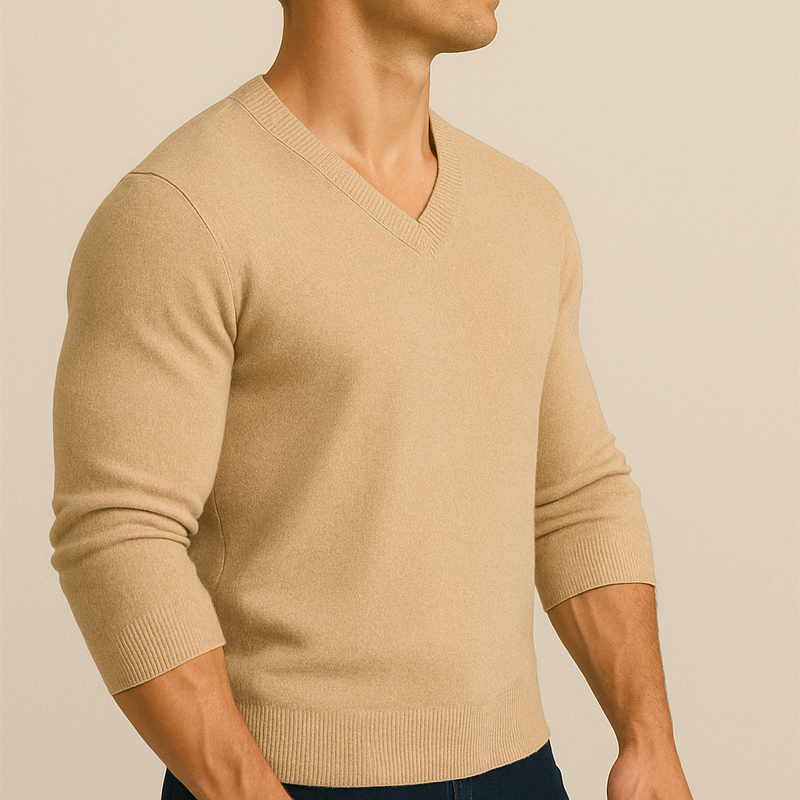 James - Soft V-Neck Sweater for Men