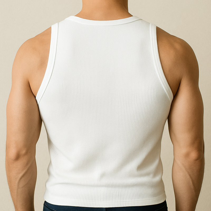Marcivo Men’s Slim Fit Ribbed Tank Top