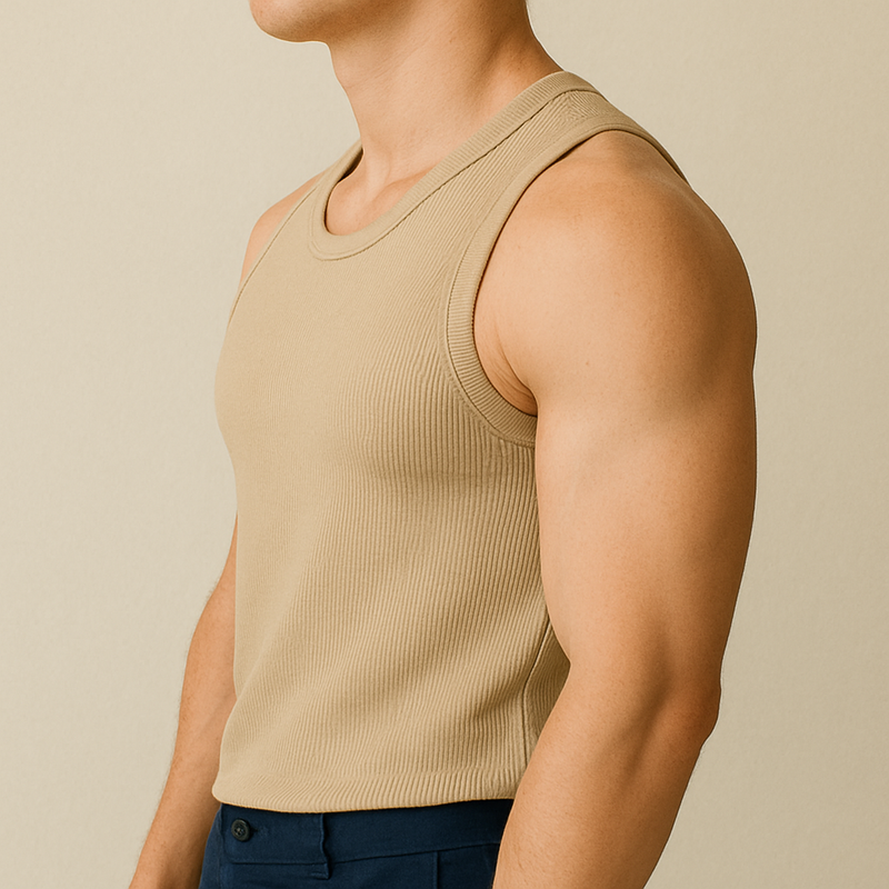 Marcivo Men’s Slim Fit Ribbed Tank Top