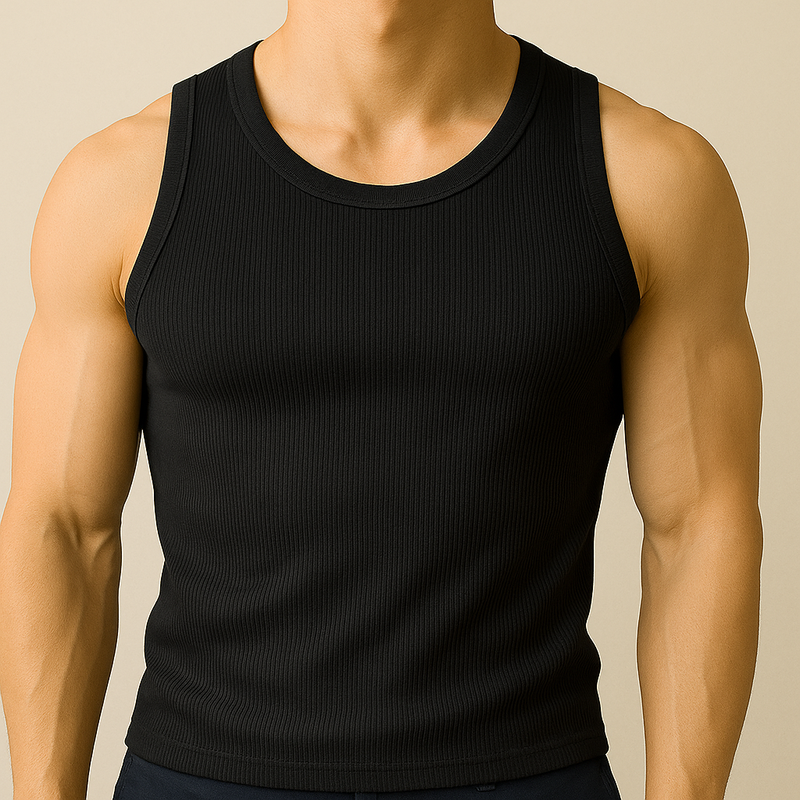 Marcivo Men’s Slim Fit Ribbed Tank Top