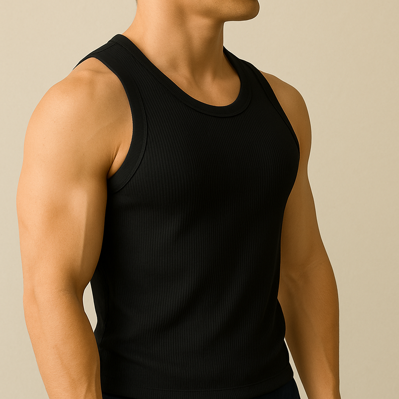 Marcivo Men’s Slim Fit Ribbed Tank Top