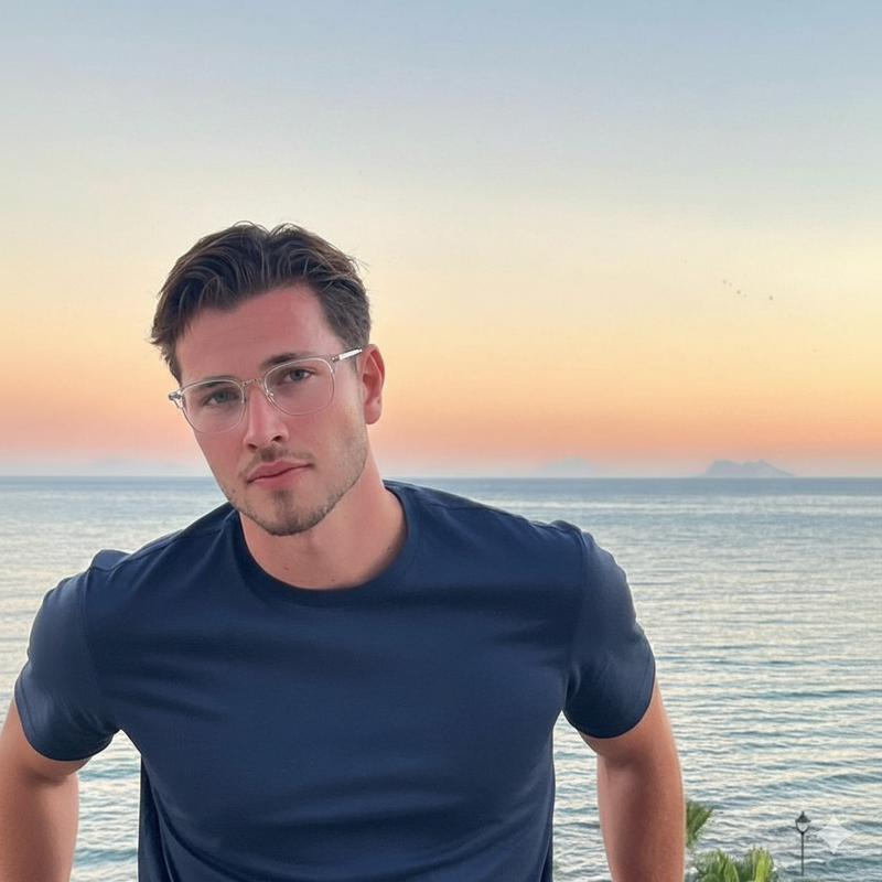 Marcivo Classic Half-Frame Eyewear