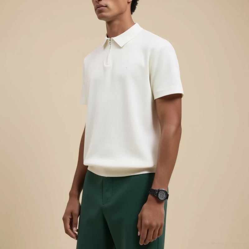 Marbella Zip-Up Polo