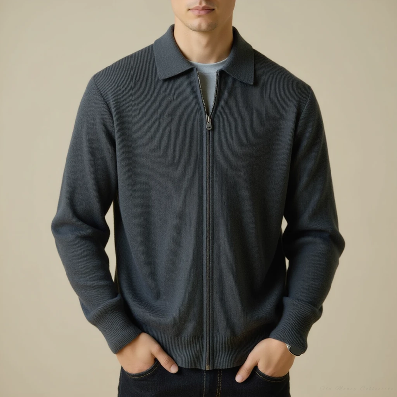 Veneto Wool Zip Sweater
